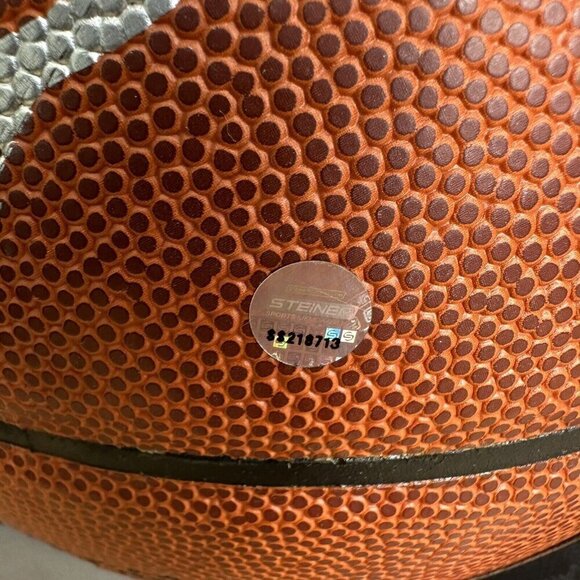 CHARLES OAKLEY Signed NBA Basketball Steiner Hologram versions Verification - Picture 3 of 3